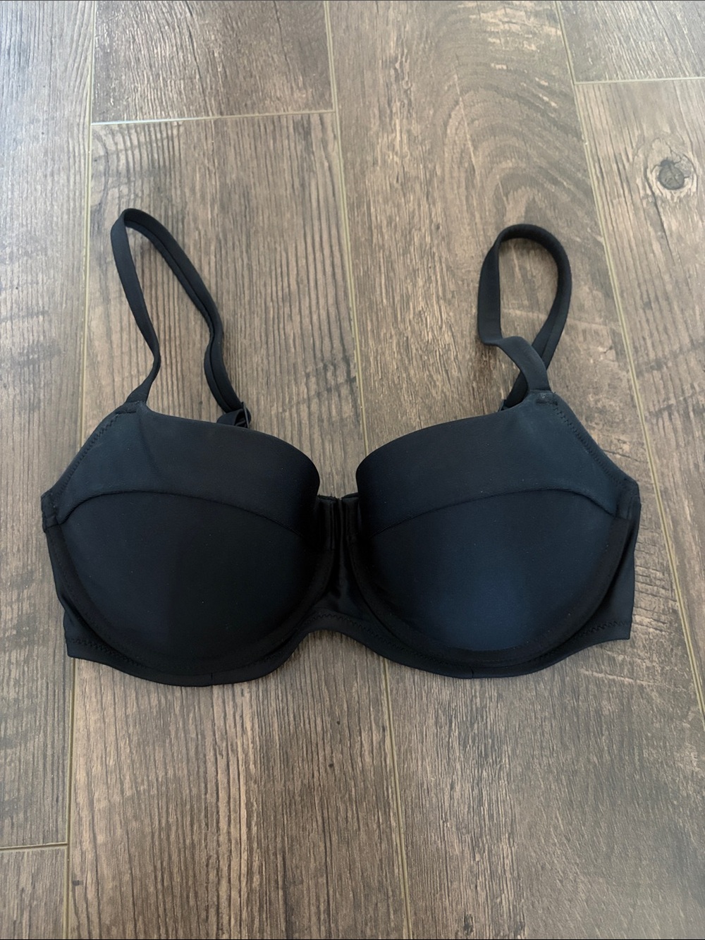 Black Women's Strapless Convertible Swim Top